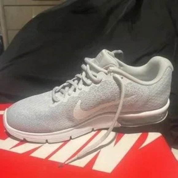 Air Max Nike wmens White Silver Sequent 2 8.5 - Picture 7 of 8